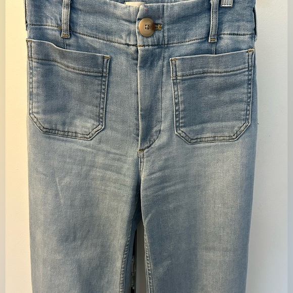 COPY - Colette cropped wide leg high rise jean by Maeve. Korat Wash/ lighter co… - Picture 7 of 8